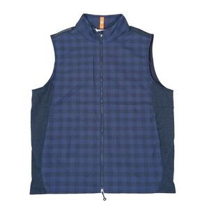 Peter Millar Vest Navy Blue Fuse Elite Flannel